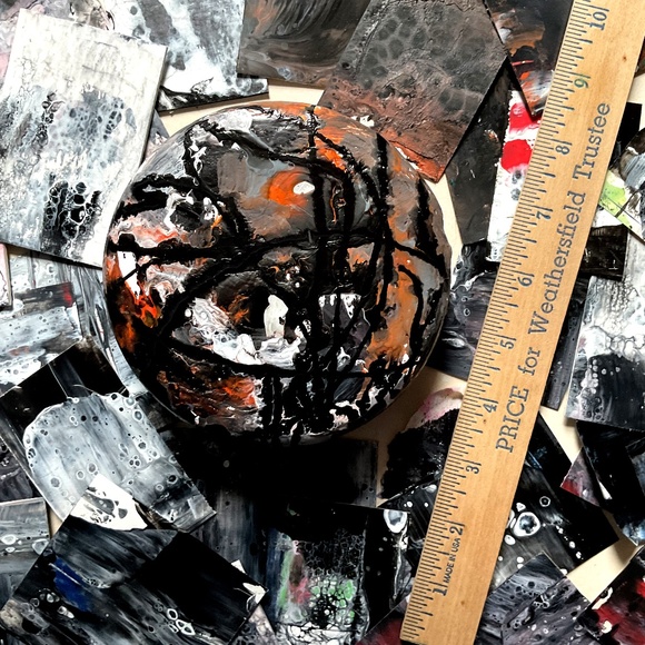 Junk Journal Pack 35+ Hand painted Pieces, Grunge Joy Collection 4- Limited Ed. - Picture 13 of 13